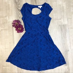 Candie’s Cobalt Blue Lace Dress